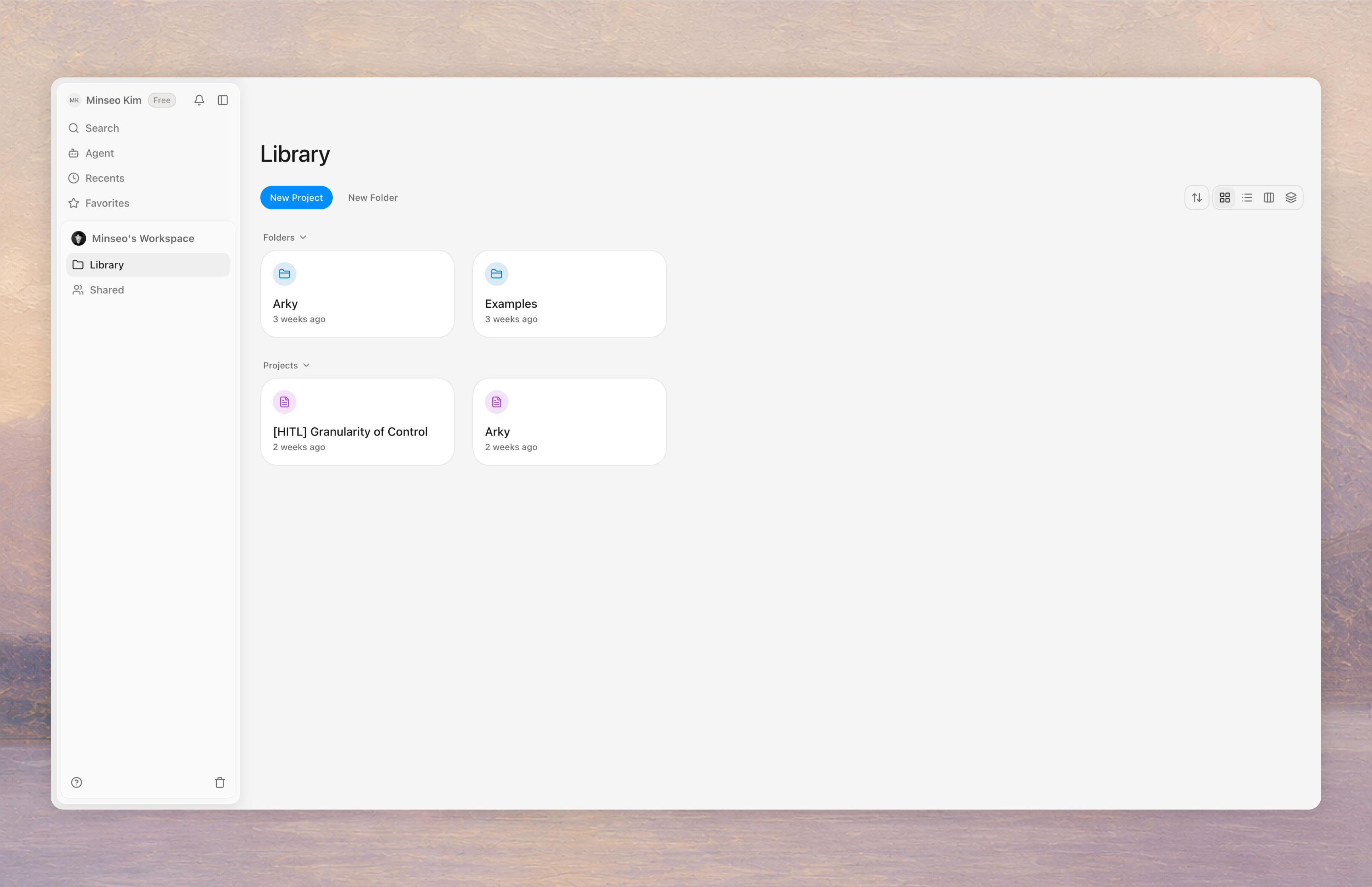 A new interface